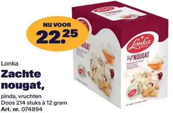 Bidfood Lonka Zachte nougat aanbieding
