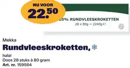 Bidfood Mekka Rundvleeskroketten aanbieding