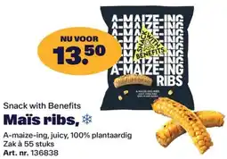 Bidfood Snack with Benefits Maïs ribs aanbieding