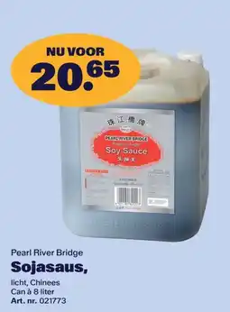 Bidfood Pearl River Bridge Sojasaus aanbieding