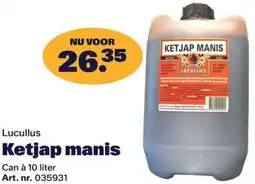 Bidfood Lucullus Ketjap manis aanbieding
