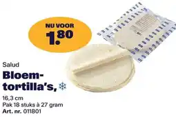 Bidfood Salud Bloem Tortilla's aanbieding