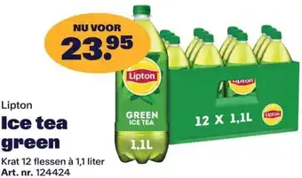 Bidfood Lipton Ice tea green aanbieding