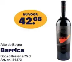 Bidfood Alto de Bayna Barrica aanbieding