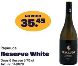 Bidfood Paparuda Reserve White aanbieding