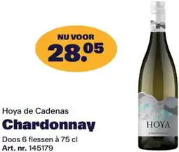 Bidfood Hoya de Cadenas Chardonnay aanbieding
