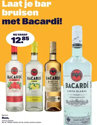 Bidfood Bacardi Rum aanbieding