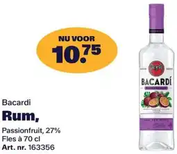Bidfood Bacardi Rum Passionfruit aanbieding