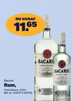 Bidfood Bacardi Rum Carta Blanca aanbieding