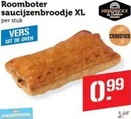 Dagwinkel Roomboter saucijzenbroodje XL aanbieding