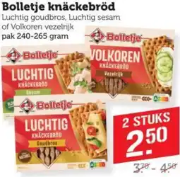 Dagwinkel Bolletje knäckebröd aanbieding