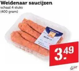 Dagwinkel Weidenaar saucijzen aanbieding