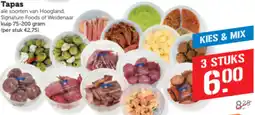 Dagwinkel Tapas aanbieding