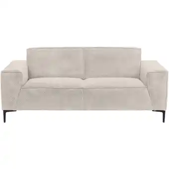 Leen Bakker Bank Romy 3-zits - stof Egon - beige - Leen Bakker aanbieding
