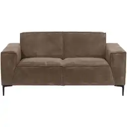 Leen Bakker Bank Romy 2-zits - stof Egon - taupe - Leen Bakker aanbieding