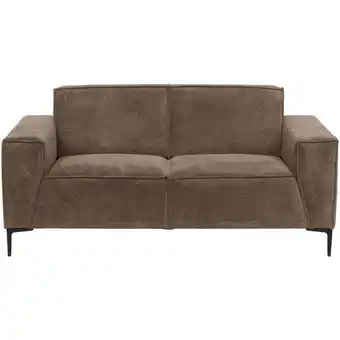 Leen Bakker Bank Romy 2-zits - stof Egon - taupe - Leen Bakker aanbieding