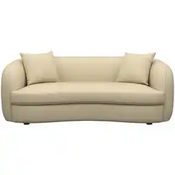 Leen Bakker Bank Enzio 3,5-zits - stof Elephant - beige - Leen Bakker aanbieding