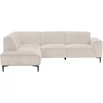 Leen Bakker Hoekbank Romy links - stof Egon - beige - Leen Bakker aanbieding