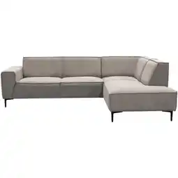 Leen Bakker Hoekbank Romy rechts - grijs - Leen Bakker aanbieding