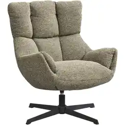 Leen Bakker Fauteuil Hidde - groen - Leen Bakker aanbieding