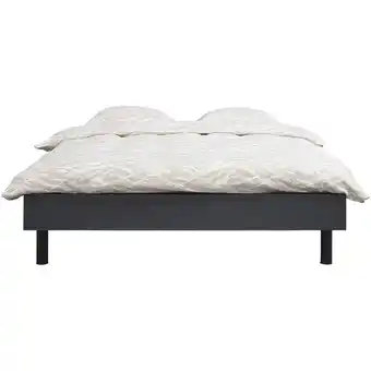 Leen Bakker Bed Nova - grafietkleur - 180x200 cm - Leen Bakker aanbieding