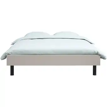 Leen Bakker Bed Nova - kiezelkleur - 180x200 cm - Leen Bakker aanbieding