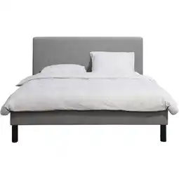 Leen Bakker Bed Stijn - grijs - 160x200 cm - Leen Bakker aanbieding