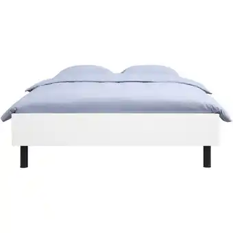 Leen Bakker Bed Nova Comfort - wit - 140x200 cm - Leen Bakker aanbieding