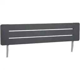 Leen Bakker Hoofdbord Nova - grafietkleur - 140 cm - Leen Bakker aanbieding