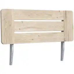Leen Bakker Hoofdbord Nova - eikenkleur - 90 cm - Leen Bakker aanbieding
