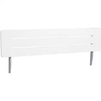 Leen Bakker Hoofdbord Nova - wit - 140 cm - Leen Bakker aanbieding