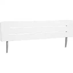 Leen Bakker Hoofdbord Nova - wit - 160 cm - Leen Bakker aanbieding
