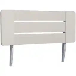 Leen Bakker Hoofdbord Nova - kiezelkleur - 90 cm - Leen Bakker aanbieding