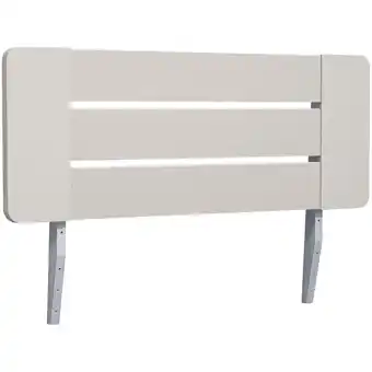 Leen Bakker Hoofdbord Nova - kiezelkleur - 90 cm - Leen Bakker aanbieding