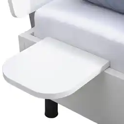 Leen Bakker Bedplankje Nova - wit - 2 stuks - Leen Bakker aanbieding