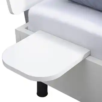 Leen Bakker Bedplankje Nova - wit - 2 stuks - Leen Bakker aanbieding