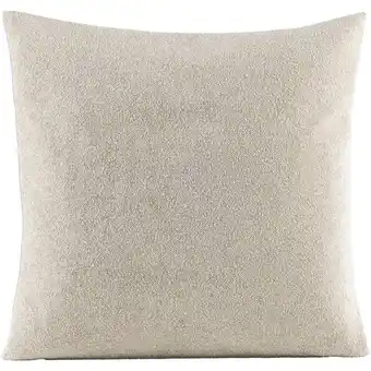 Leen Bakker Sierkussenhoes Kirsten - taupe - 45x45 cm - Leen Bakker aanbieding