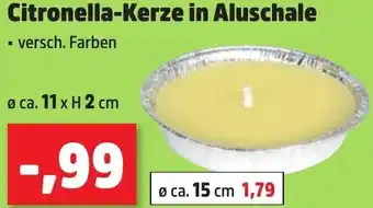 Thomas Philipps Citronella-Kerze in Aluschale aanbieding
