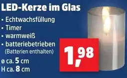 Thomas Philipps LED-Kerze im Glas aanbieding