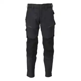 Welkoop Mascot Customized 22379 - Werkbroek met Kniezakken - Zwart aanbieding