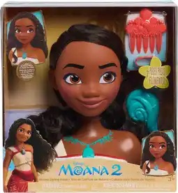 Amazon Just Play Heads Disney Princess Moana Styling Hoofd, meerkleurig, 26.04, 87048 aanbieding