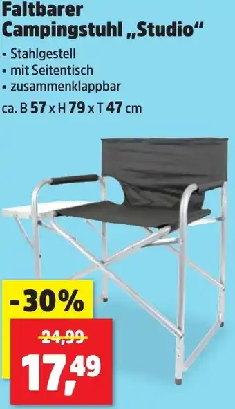 Thomas Philipps Faltbarer Campingstuhl Studio aanbieding