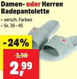 Thomas Philipps Damen- oder Herren Badepantolette aanbieding