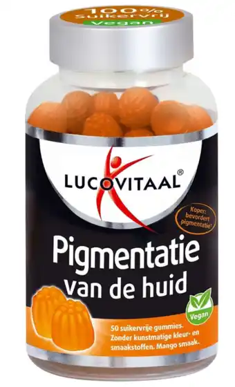 De Online Drogist Lucovitaal Pigmentatie van de Huid Gummies 50ST aanbieding