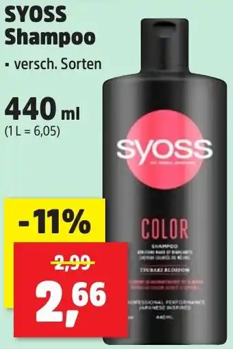 Thomas Philipps SYOSS Shampoo aanbieding