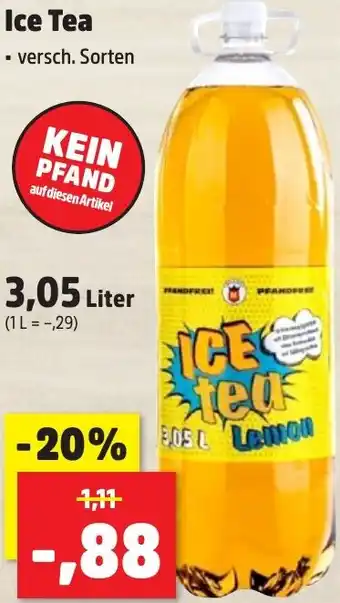 Thomas Philipps Ice Tea aanbieding