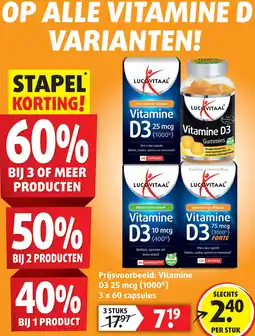 Lucovitaal Op alle vitamine d varianten aanbieding