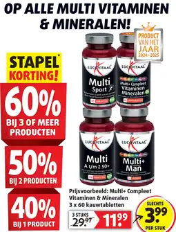 Lucovitaal Op alle multi vitaminen & mineralen aanbieding