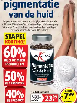 Lucovitaal Pigmentatie van de huid aanbieding