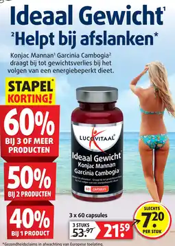 Lucovitaal Ideaal Gewicht 'Helpt bij afslanken aanbieding
